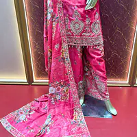 Bright Rani Chinon Chiffon Palazzo Set - Master