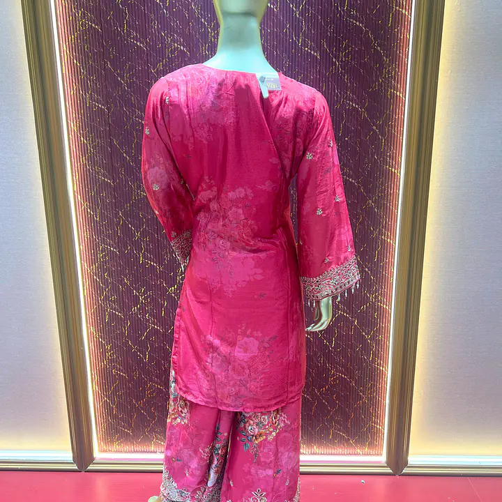 Bright Rani Chinon Chiffon Palazzo Set - Master