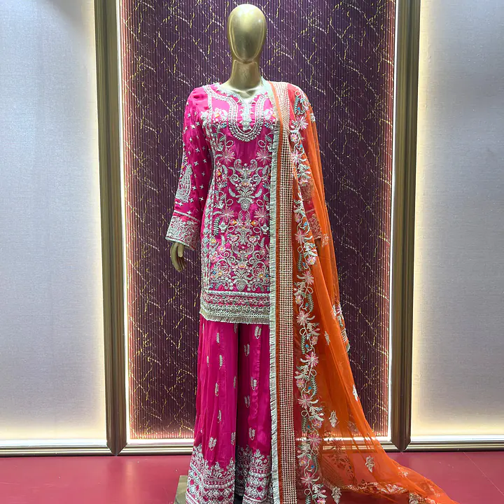 Hot Pink Palazzo Set - Master