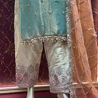 Khudabaksh Pista Elegance Pant Set - Master