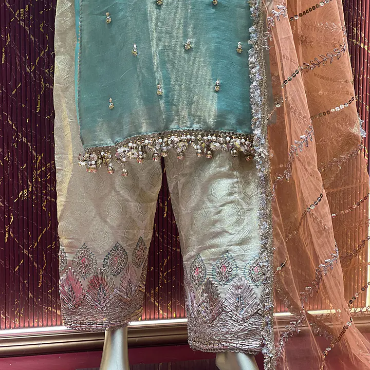Khudabaksh Pista Elegance Pant Set - Master