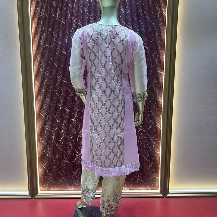 Khudabaksh Pink Straight Shirt Pant Set - Master