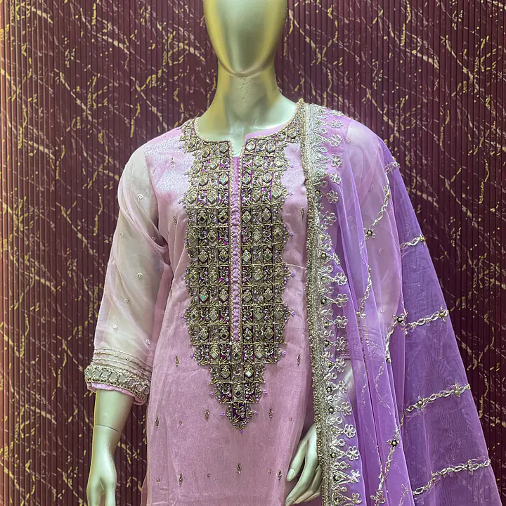 Khudabaksh Pink Straight Shirt Pant Set - Master