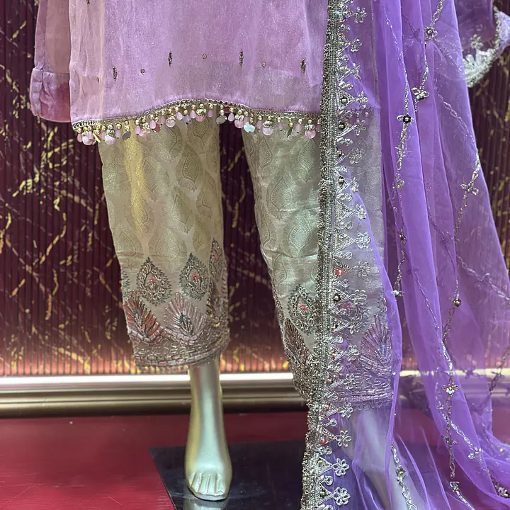 Khudabaksh Pink Straight Shirt Pant Set - Master