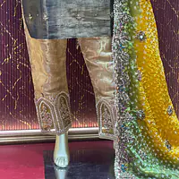 Khudabaksh Dark Mehendi Green Straight Shirt Pant Set - Master