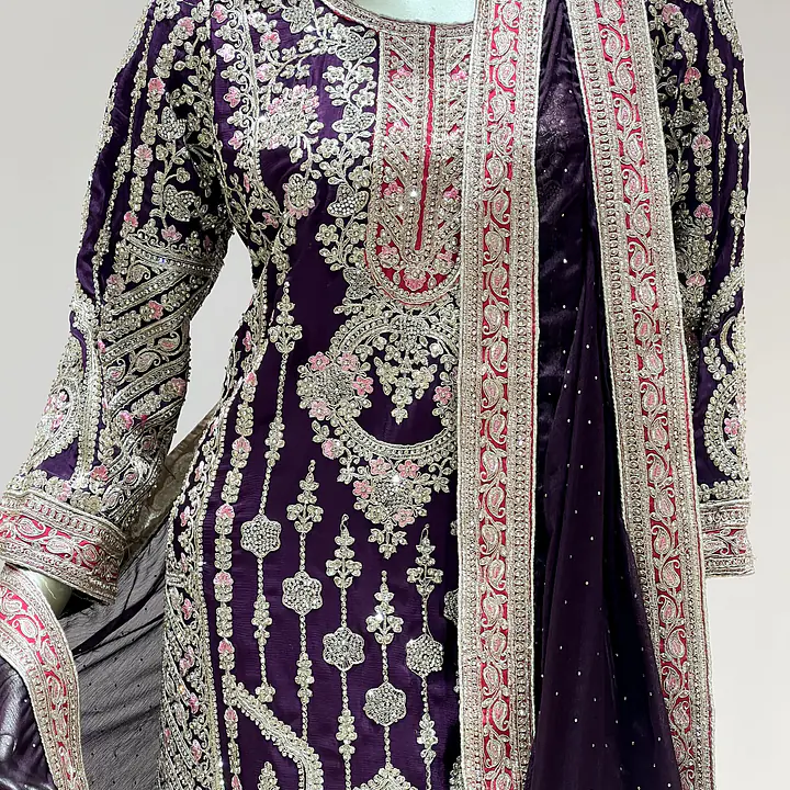 Banarasi Chic Straight Pant Set - Master