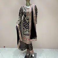 Banarasi Chic Straight Pant Set - Master