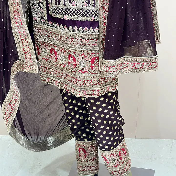 Banarasi Chic Straight Pant Set - Master