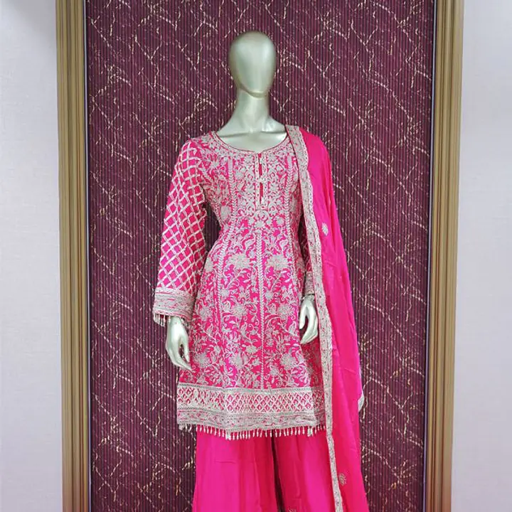 Rani  Chinon Chiffon Palazzo Set - Master