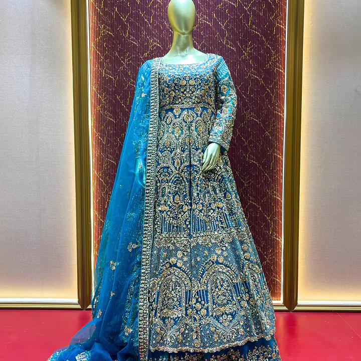 Blue Indo Western  Set - Master