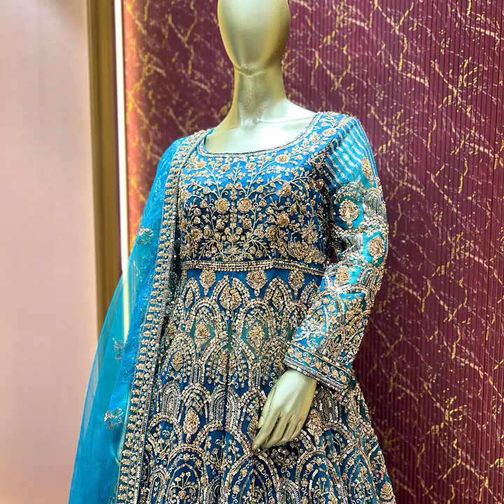 Blue Indo Western  Set - Master