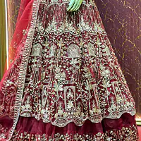 Maroon Indo Western  Set - Master