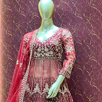 Maroon Indo Western  Set - Master